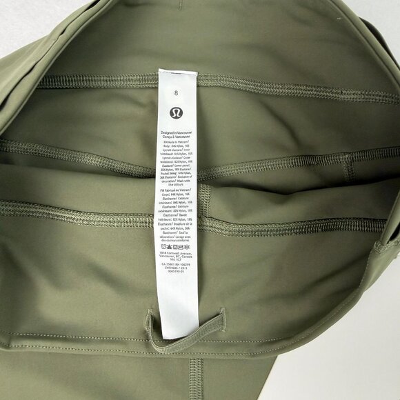 Lululemon Fast and Free HR Tight 25” Light Green Women’s 8 NWT Running Leggings - Picture 7 of 15